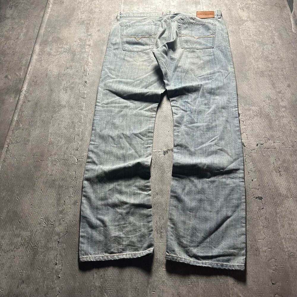 Guess Men's Blue and Navy Jeans